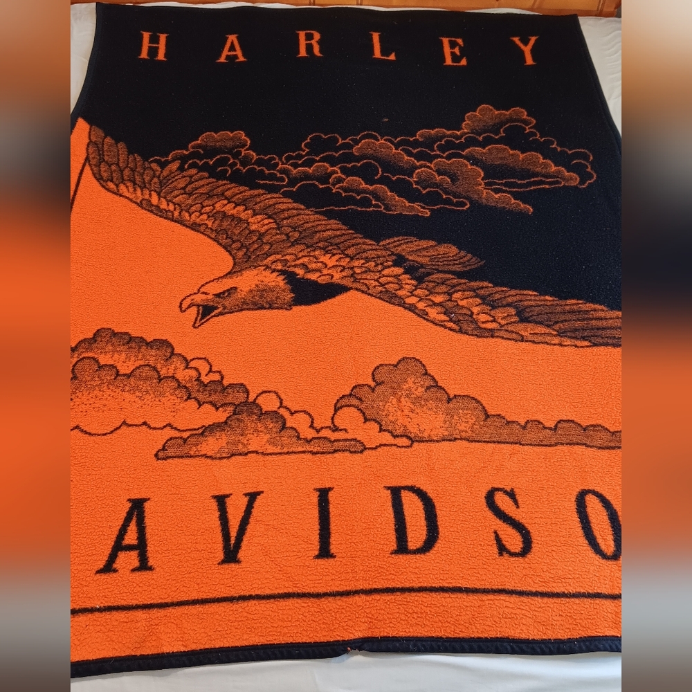 Harley Davidson blanket